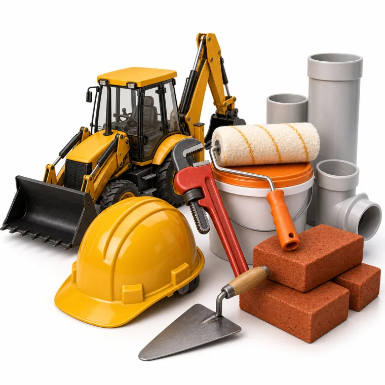 Civil, Plumbing, Painting & JCB